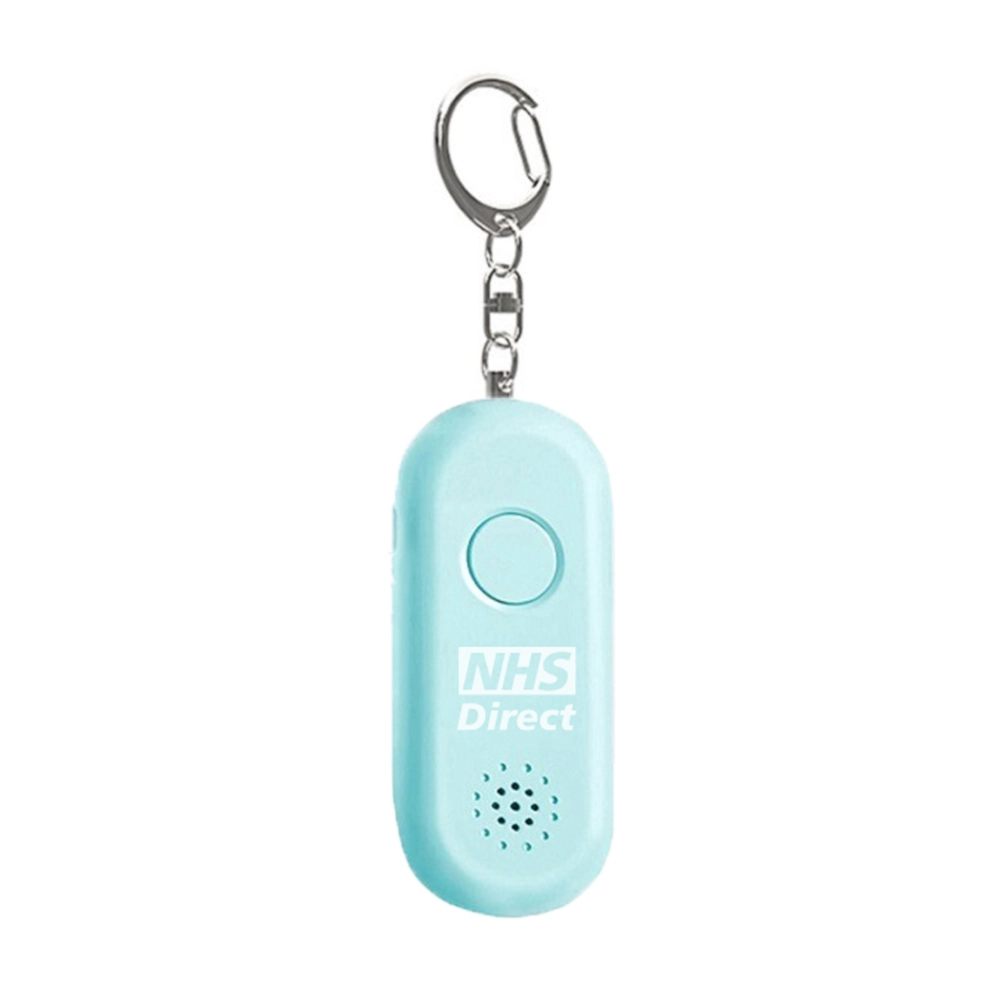 Rechargeable Personal Alarm Keyring with Torch